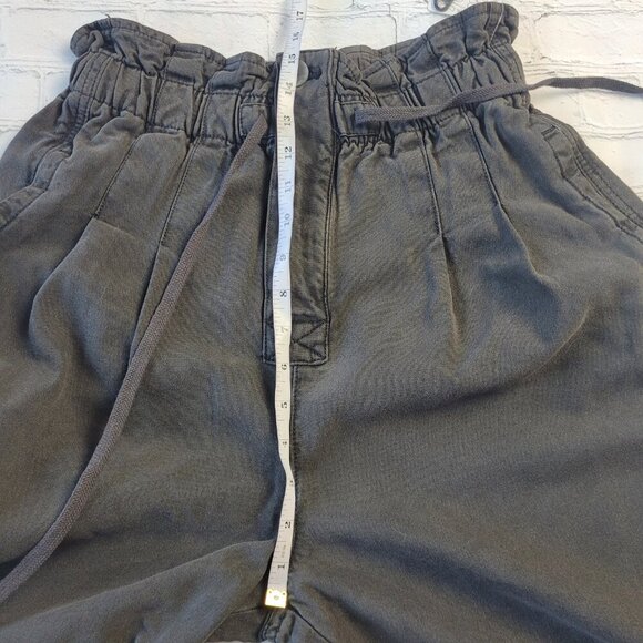 NWT Free people Margate Pleated Trousers Black noir size S - Picture 5 of 14